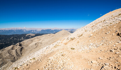 Panoramic view from the peak of Tahtali