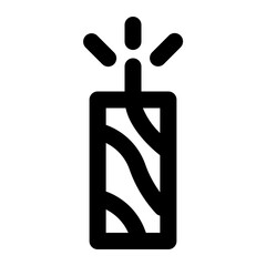 firecracker icon vector