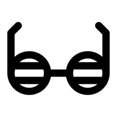 eyeglasses icon vector