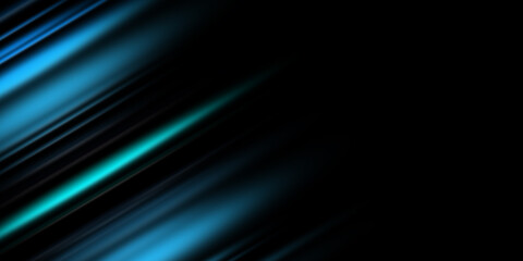 Abstract blue stripe diagonal lines light on dark blue background