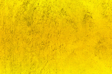 Abstract yellow concrete wall background with grunge texture