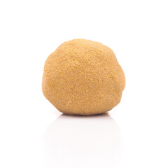 Kinetic sandball isolated on white background