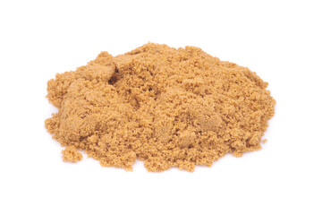 Kinetic sand isolated on white background