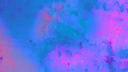 Fototapeta na wymiar Neon colorful digital art with distressed texture.
