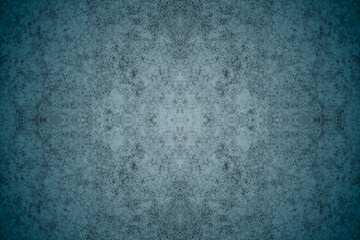 Abstract soft blue background of luxury pattern and grunge texture