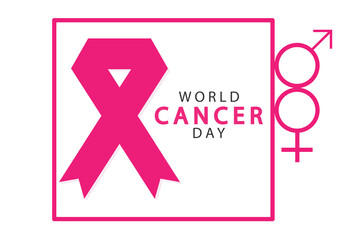 Breast Cancer Awareness Ribbon Vector design and illustration. 