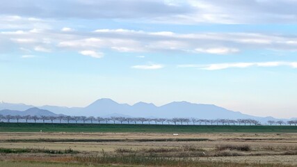 landscape with mountains
