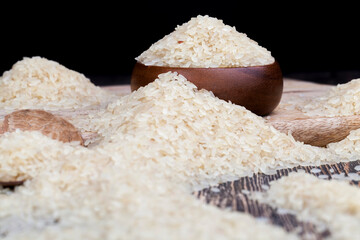 uncooked steamed rice for better taste and quality