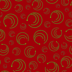 seamless repeat pattern with small simple tringles forming a spark like design on a red back ground perfect for fabric, scrap booking, wallpaper, gift wrap projects