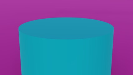 Cylindrical tubes for presentation of colorful backgrounds ideal for products, services and artistic concepts