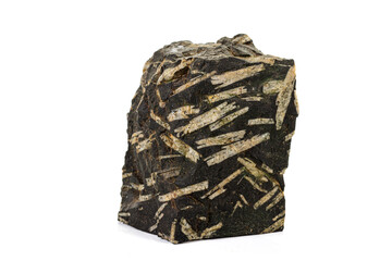 Macro stone Jasper mineral on white background