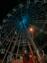 ferris wheel in the night