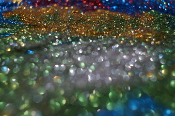 image of glitter with bokeh effect