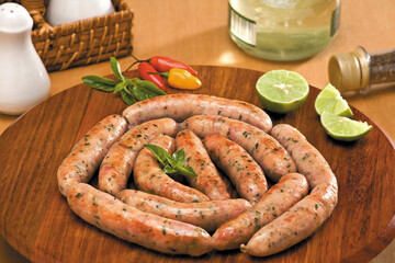 Porção de Linguiça com limão