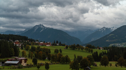 austrian mountains landscape