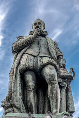 Statue of William I, Willem Frederik, Prince of Orange-Nassau in Den Haag, Netherlands