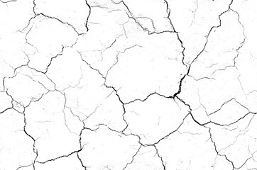 Seamless White cracked background texture, light background with dark scratch, the ground near the chalk quarry, copy space