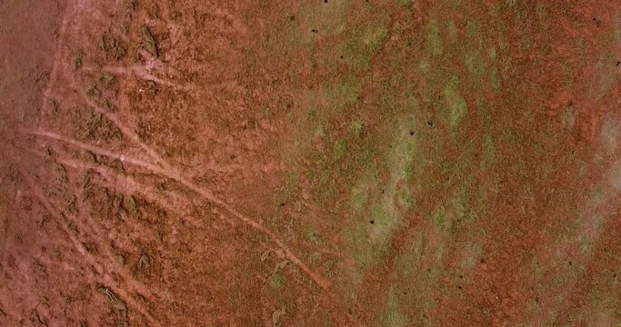 aerial image of valley and plateau in the serrado and semiarid 