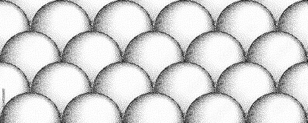 Canvas Prints dotwork 3d seamless pattern background. sand grain effect. black noise stipple dots texture. abstrac