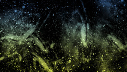 abstract space, colorful nebula, stars and sky