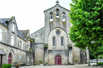 Fototapeta na wymiar The Abbey of Aubazine is a former Cistercian double abbey located in Corrèze (diocese of Tulle), in the municipality of Aubazine