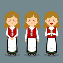 Norway Character with Various Expression