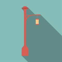 Street light icon. Vector illustration