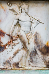 Detail of the Arco Della Pace - Arch of the Peace in Milan, Italy