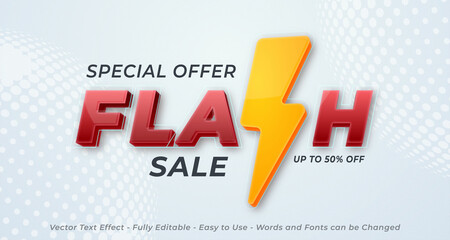 Flash sale banner special offer design