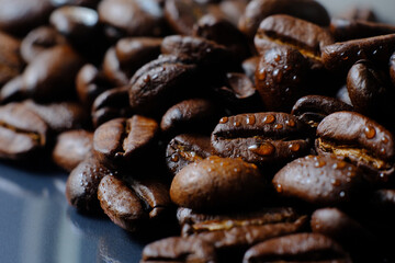 Macro Closeup Coffee Beans