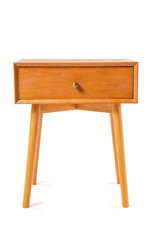 Modern table isolated on white