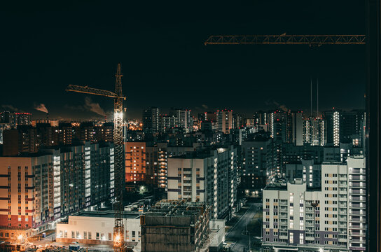 view of the city at night © Алексей Гемаксон