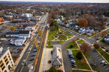 Aerial Drone of Westwood New Jersey 