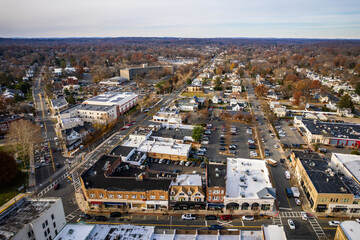 Aerial Drone of Westwood New Jersey 