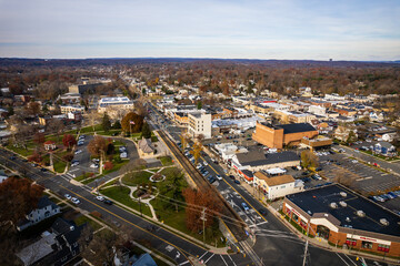 Aerial Drone of Westwood New Jersey 