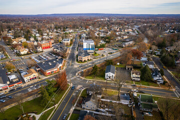 Aerial Drone of Westwood New Jersey 