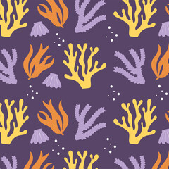 Obraz premium seaweed or algae background