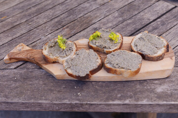 toast d'escargot