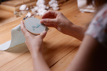 broderie sur cerceau