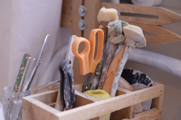 outils pour la poterie
