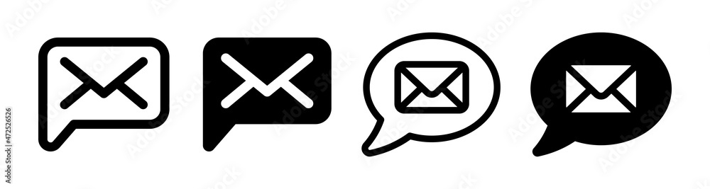 Poster mail message icon in black design. communication symbol