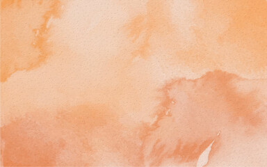 Fototapeta premium Watercolor white orange color Background Illustration