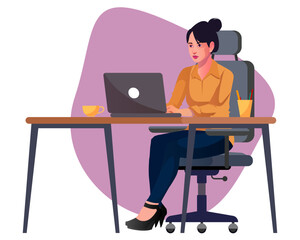 set of business people vector characters in casual clothes diffrent expressions