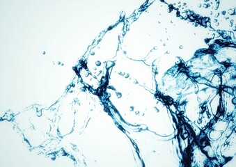 水しぶきのイラスト