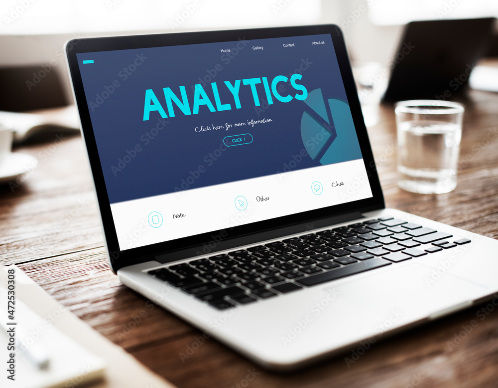 Poster strategy performance target report analytics concept