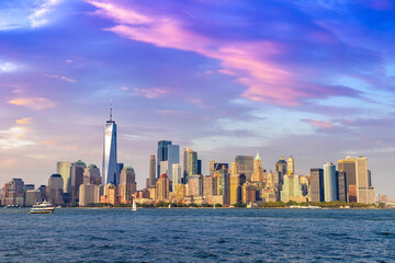 Fototapeta premium Manhattan cityscape in New York