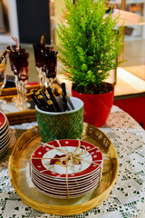 christmas table setting, christmas Showcase, christmas dishes, table setting, christmas party, merry christmas, navidad, christmas