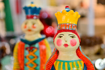 paper mache dolls, dolls in the market, Christmas Showcase,  brazilian crafts, handmade decoration, christmas party, merry christmas, navidad, christmas