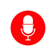 Record microphone icon design vector illustration
