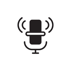 microphone icon vector design templates